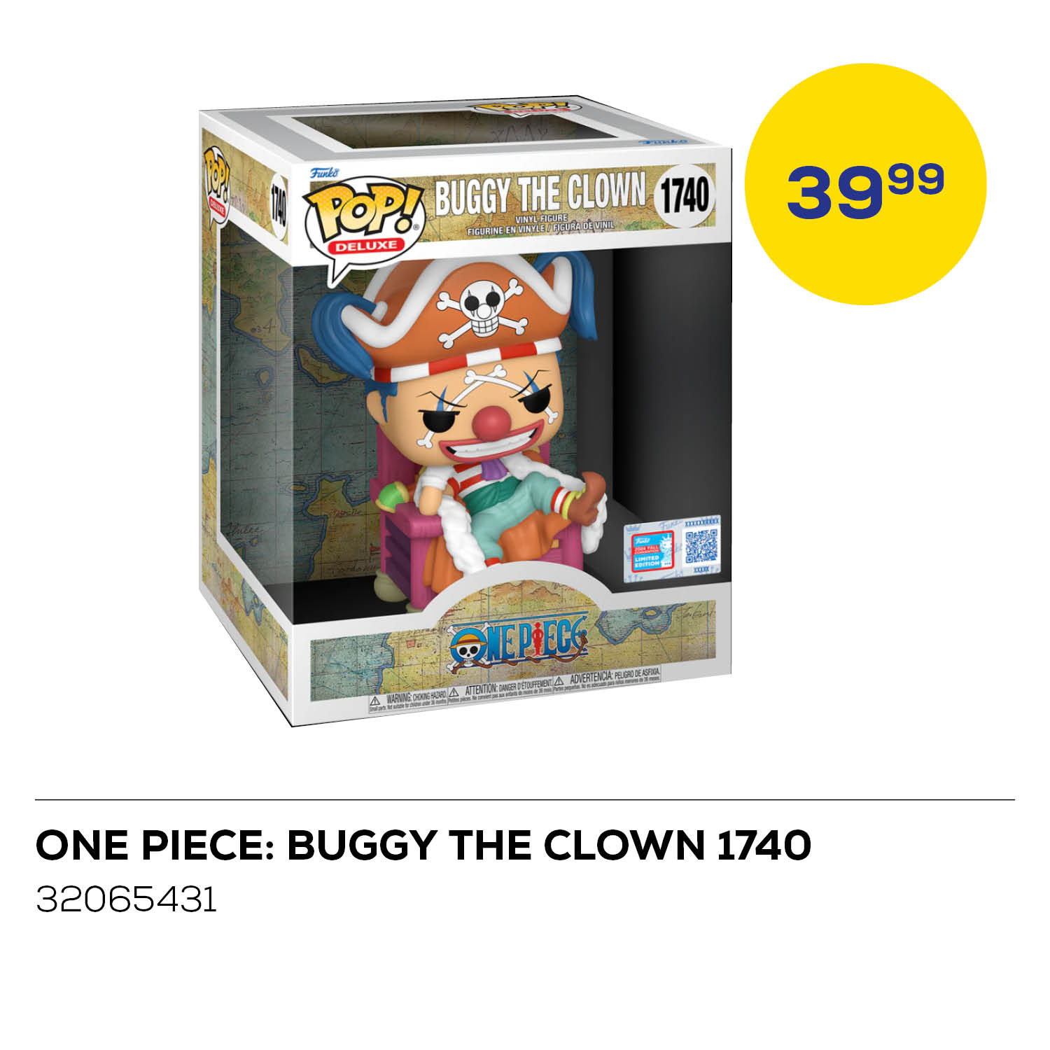 Funko Pop! Deluxe - One Piece: Buggy The Clown -> Special Edition 1740